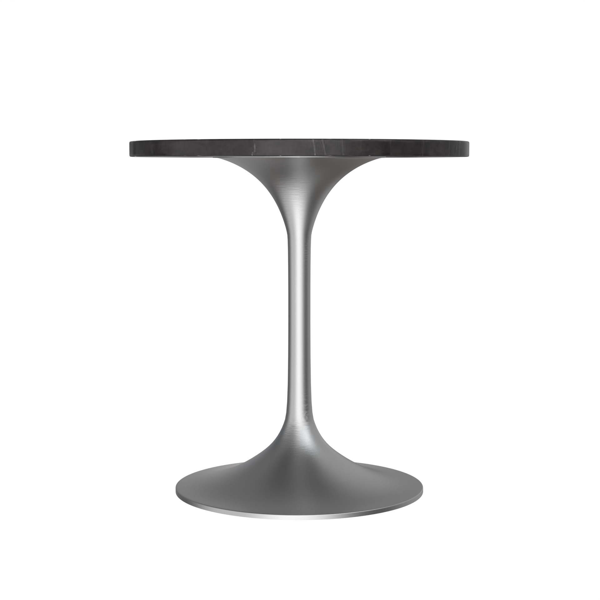 Vera 27" Round Dining Table - Brushed Chrome Base