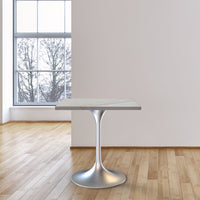 Vera 36" Square Dining Table - Marbleized Top