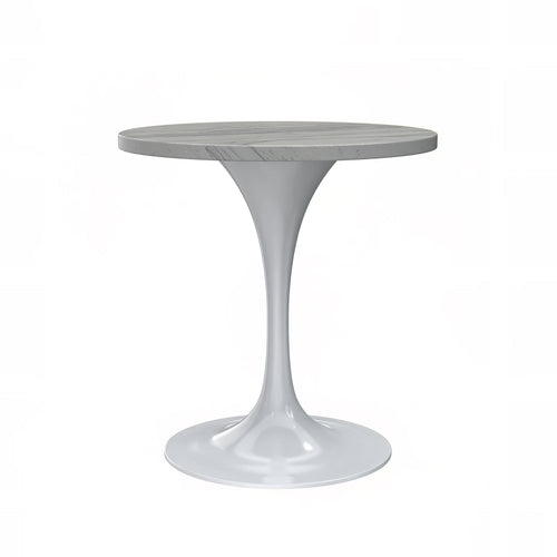 Vera 27" Round Dining Table - Marbleized Top