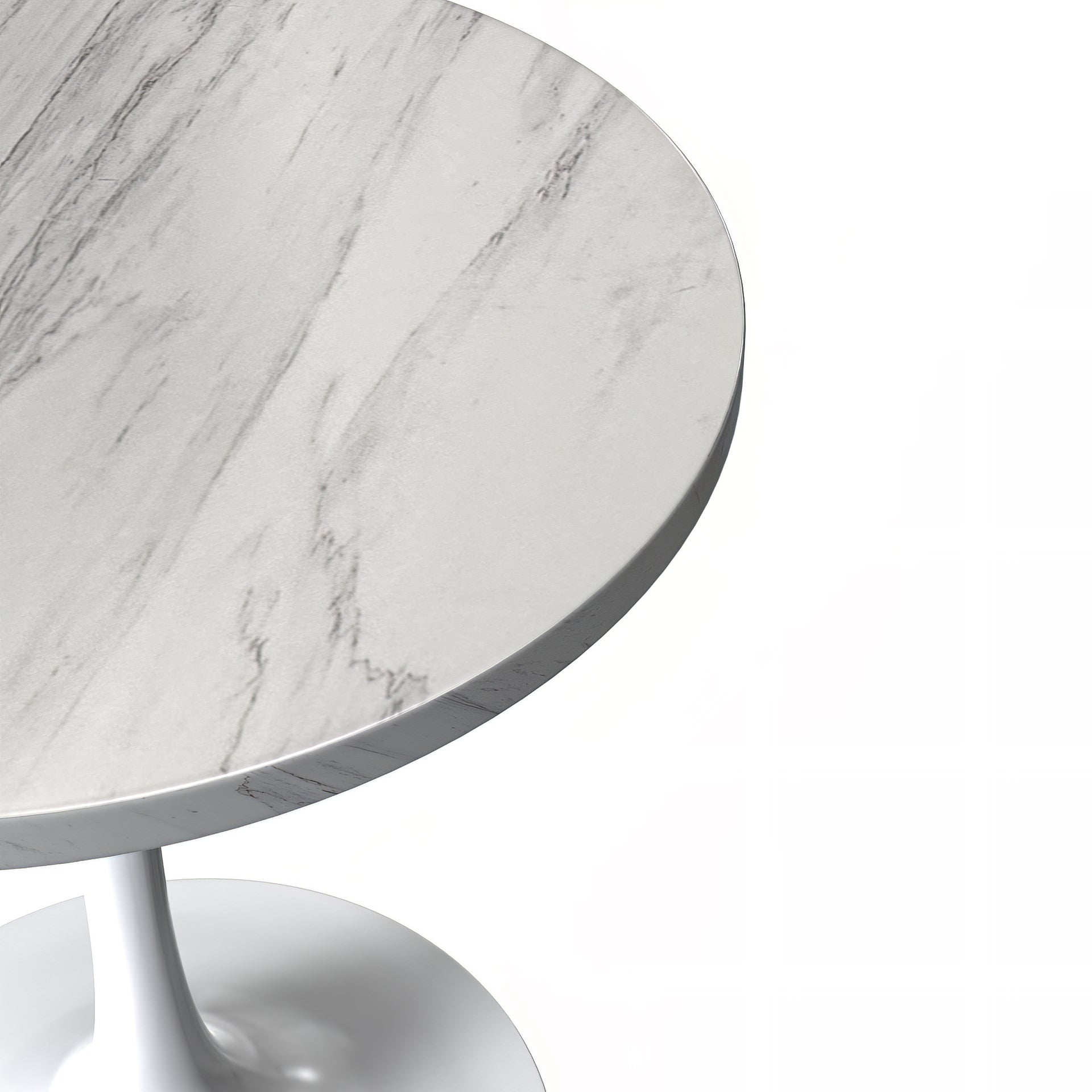 Vera 27" Round Dining Table - Marbleized Top