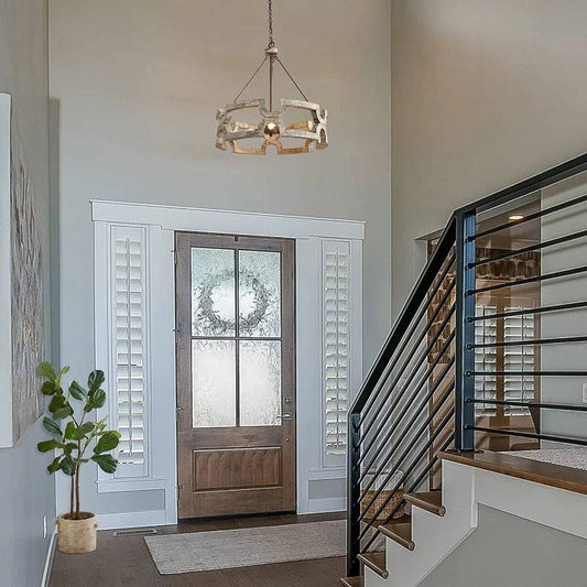 Vera Farmhouse Coastal Foyer Lighting