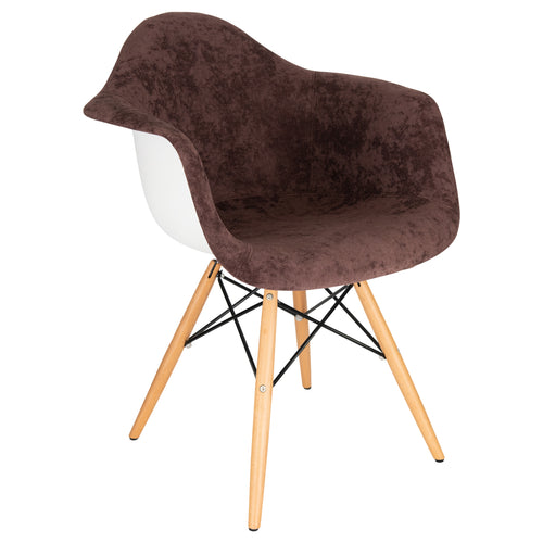 Lewie Velvet Eiffel Accent Chair