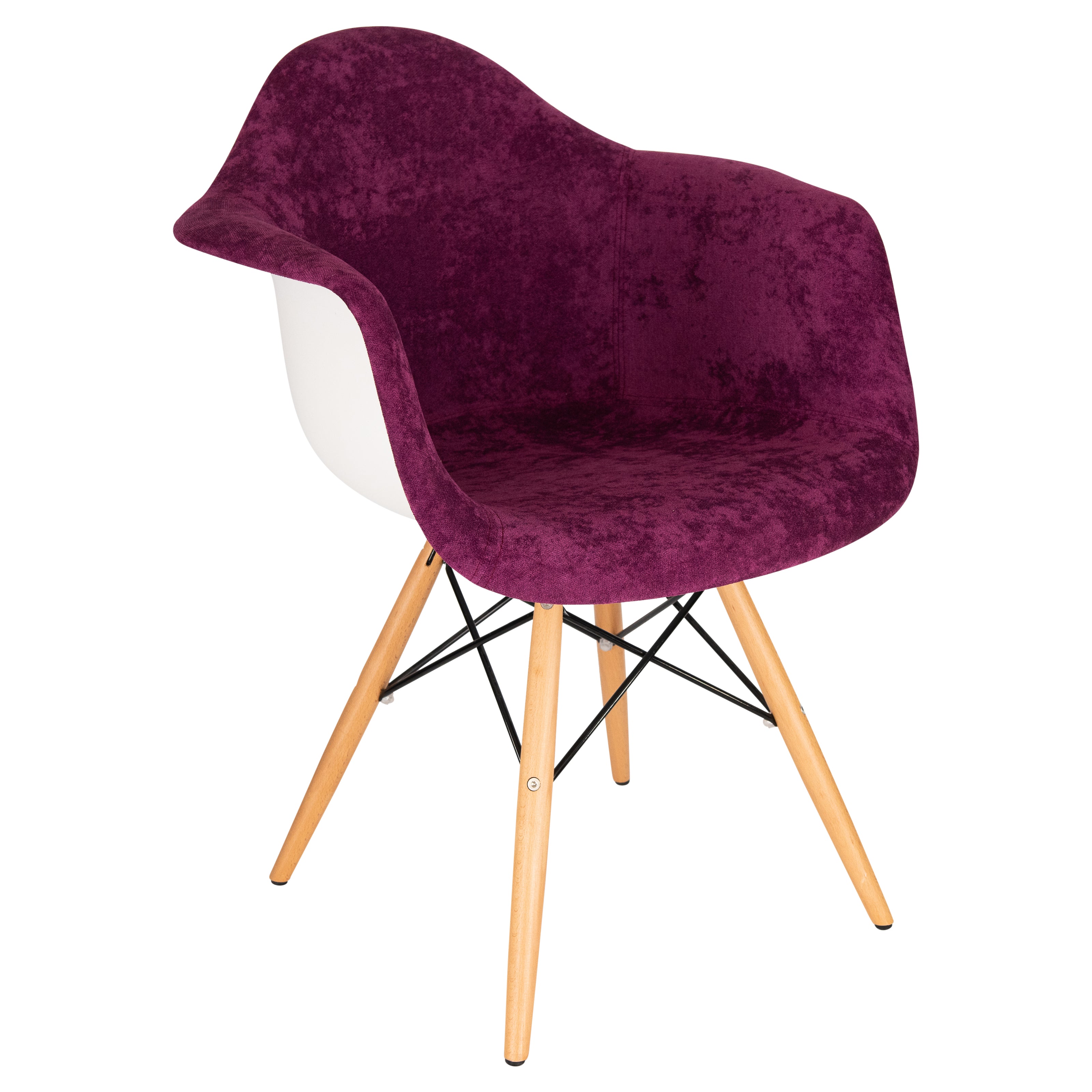 Lewie Velvet Eiffel Accent Chair