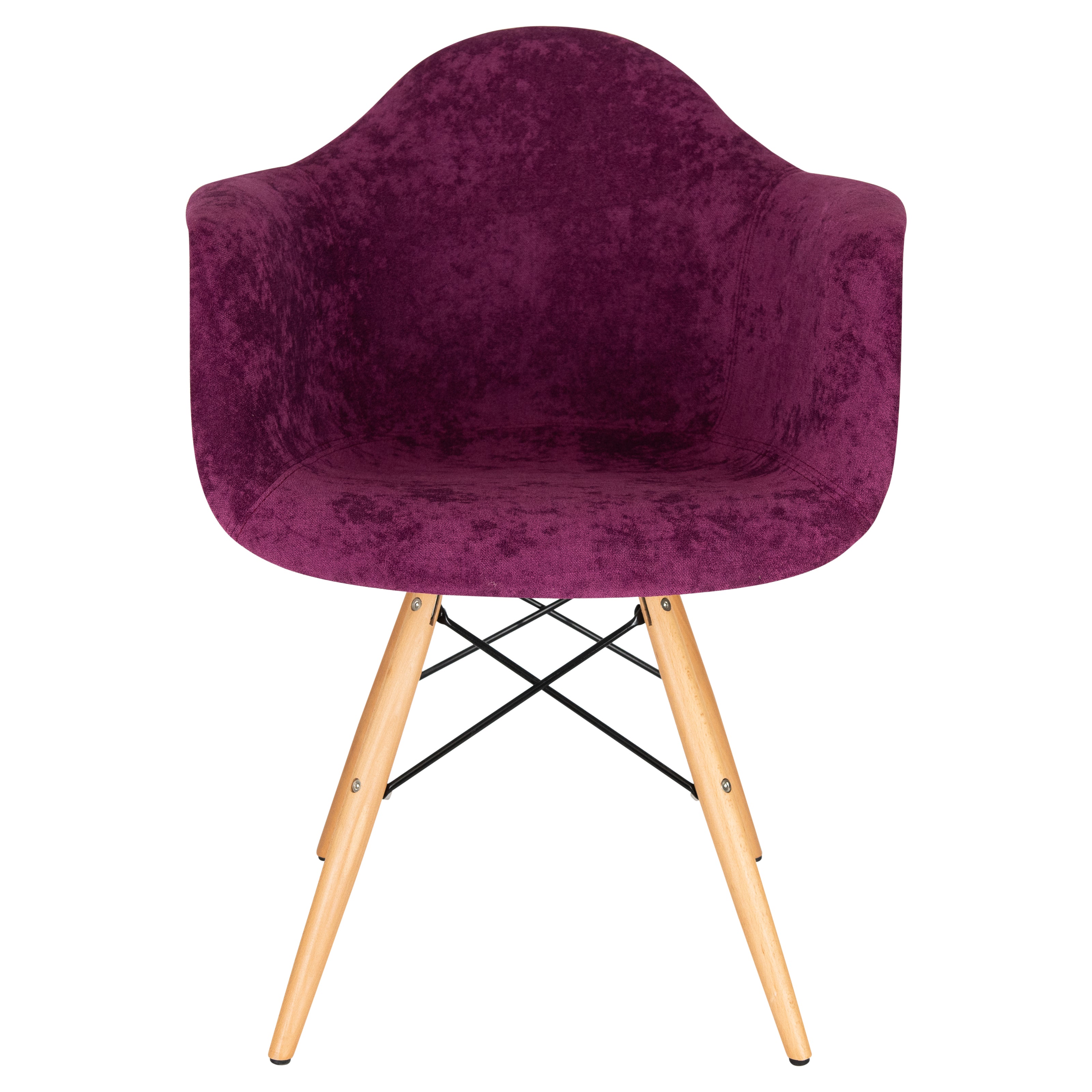 Lewie Velvet Eiffel Accent Chair