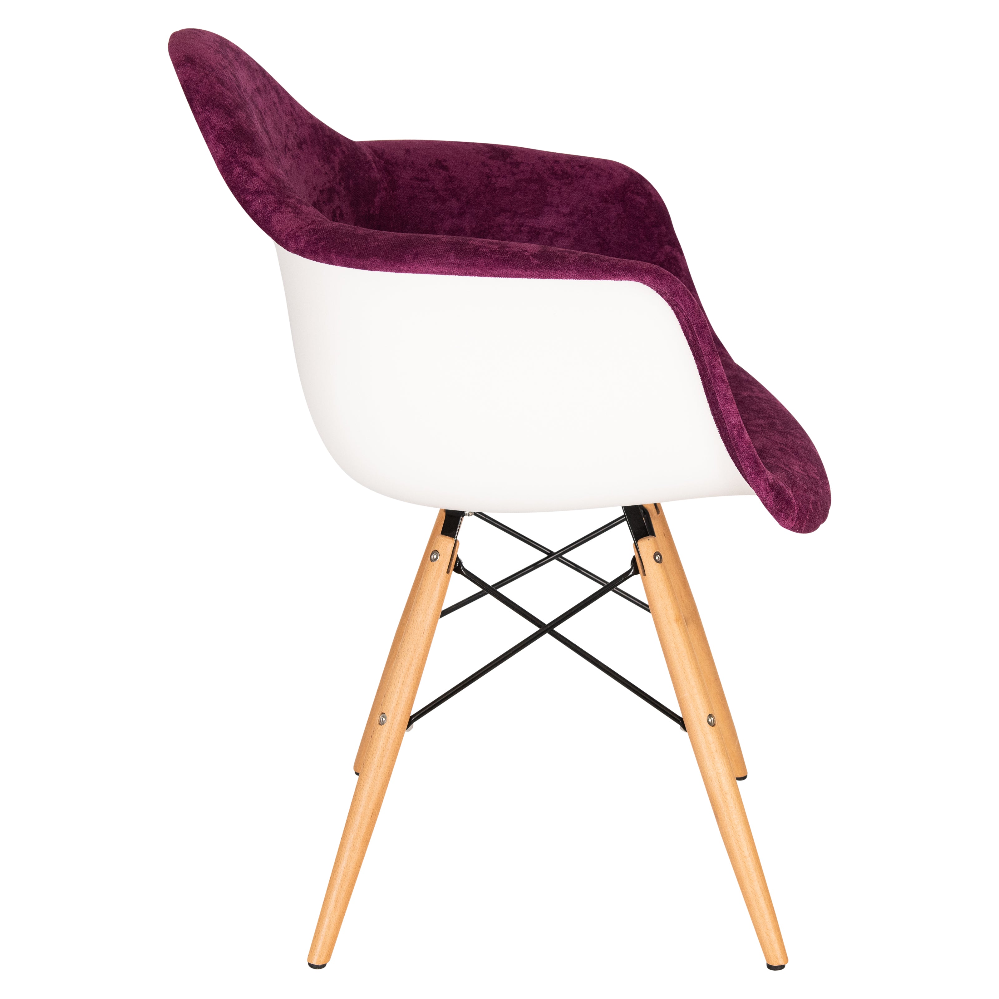 Lewie Velvet Eiffel Accent Chair