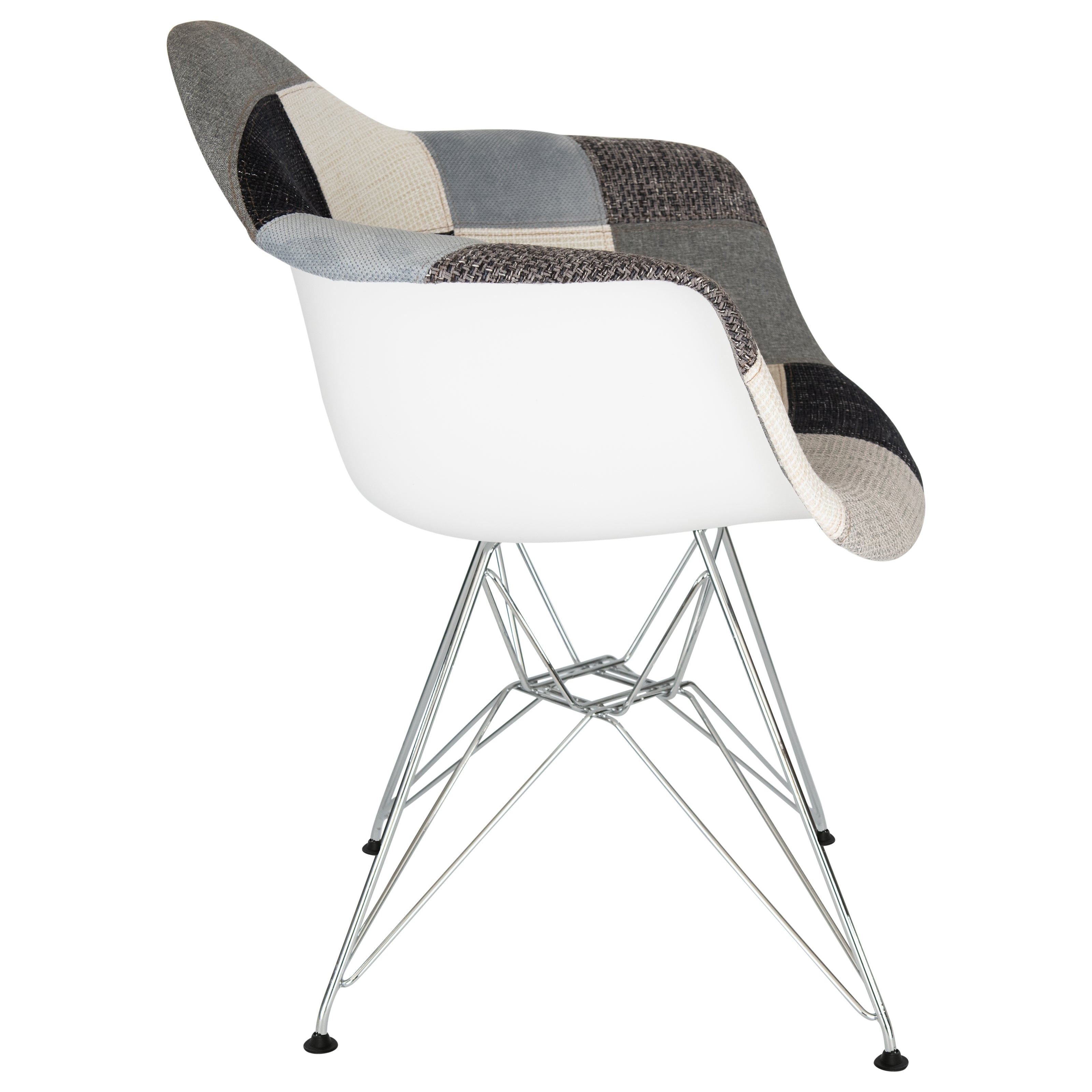 Lewie Eiffel Accent Chair - Metal Base