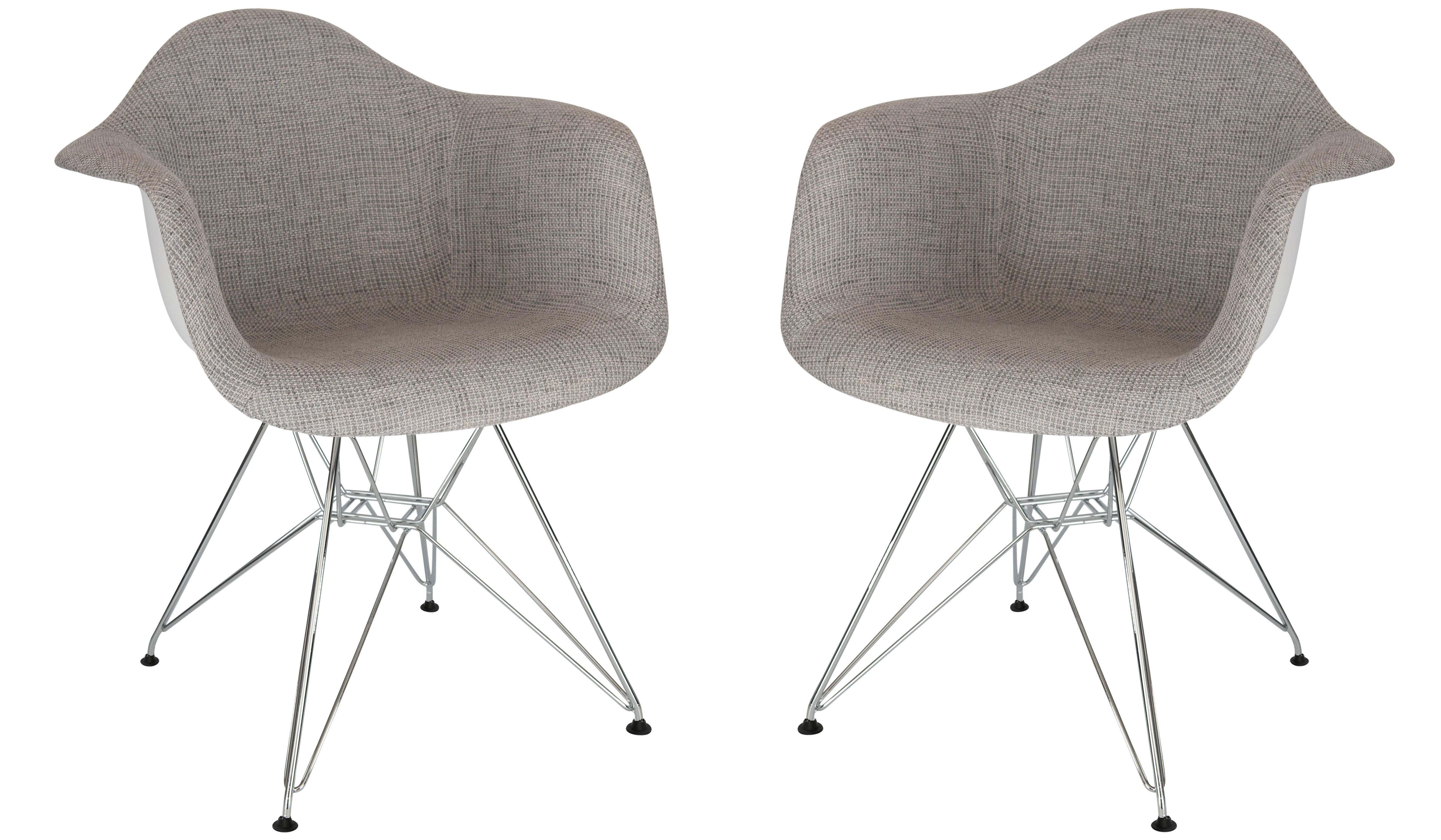 Lewie Eiffel Accent Chair - Metal Base Set of 2