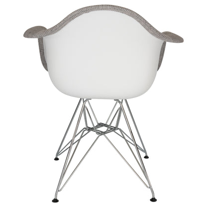 Lewie Eiffel Accent Chair - Metal Base