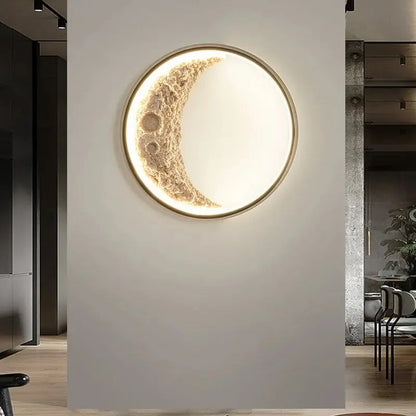 Rustics Outdoor Moon Wall Light