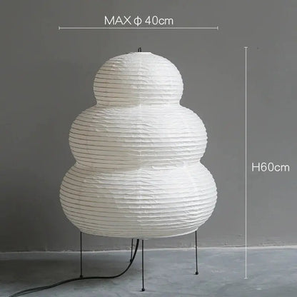 Wayuu Rice Paper Floor Lamp