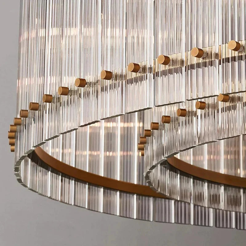 Willow Luxury Modern 2 Tier Crystal chandelier