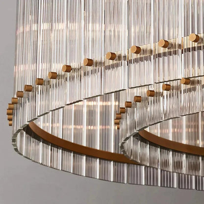 Willow Luxury Modern 2 Tier Crystal chandelier
