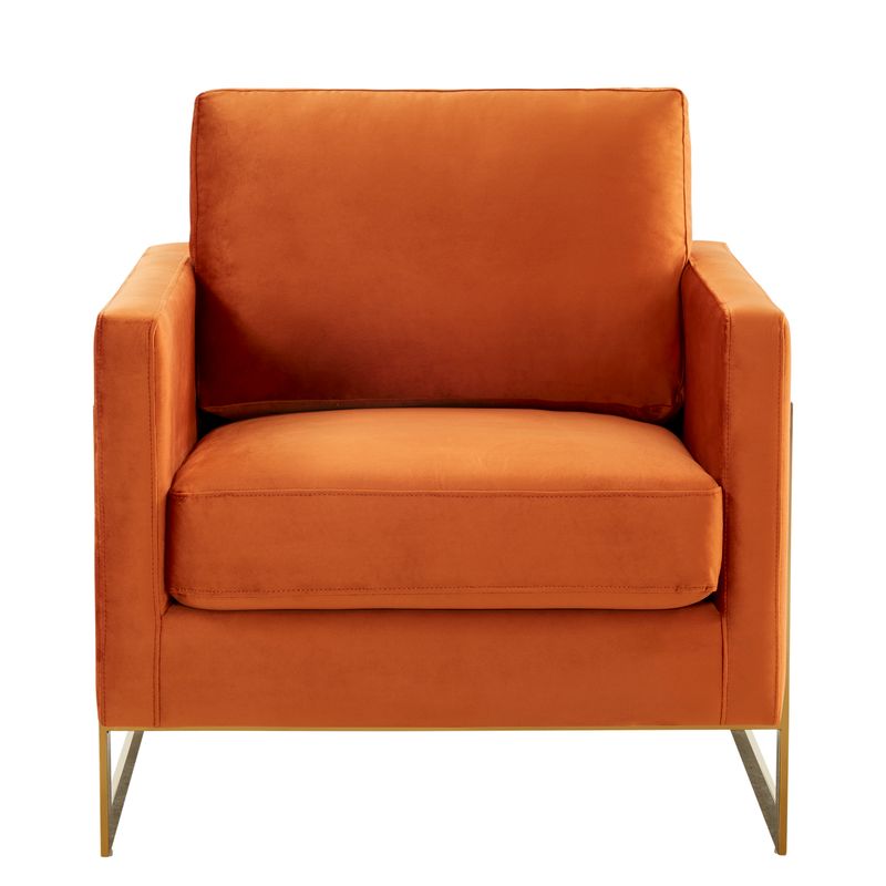 Elton Velvet Accent Armchair