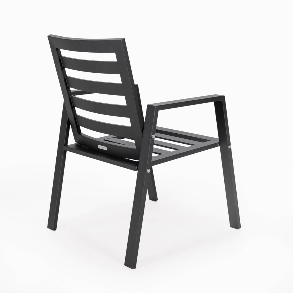 Agnes Patio Aluminum Dining Armchair - Set of 2