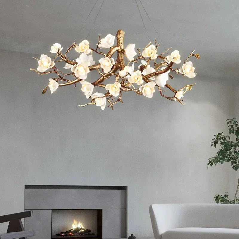 Zenth Vintage Flower Chandelier