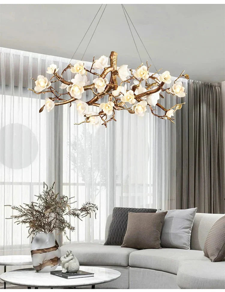 Zenth Vintage Flower Chandelier
