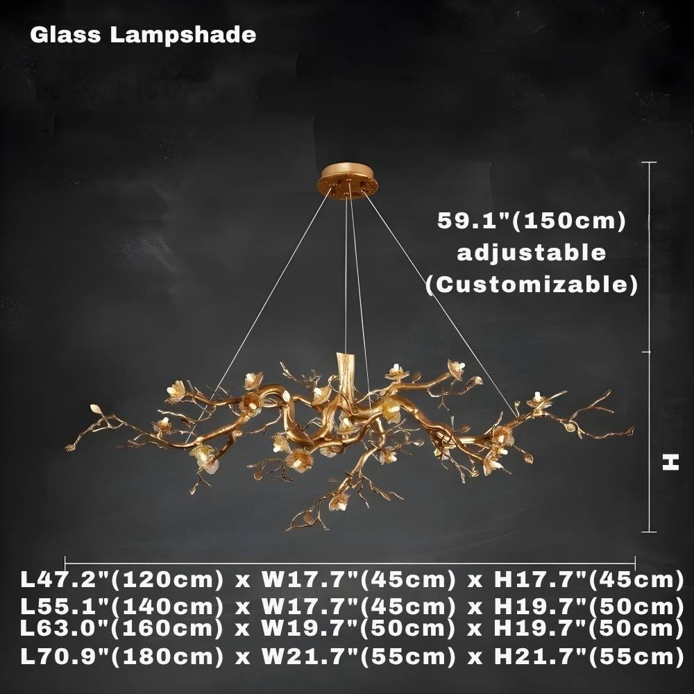 Zenth Vintage Flower Chandelier