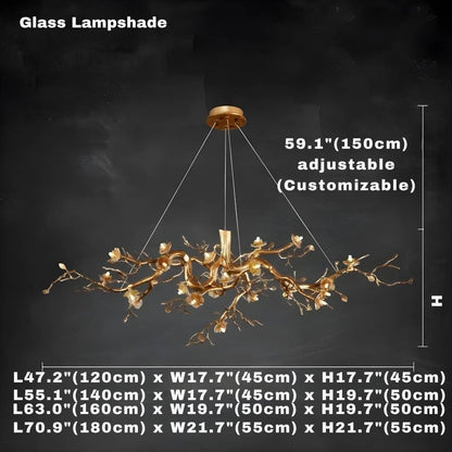 Zenth Vintage Flower Chandelier