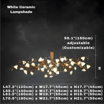 Zenth Vintage Flower Chandelier