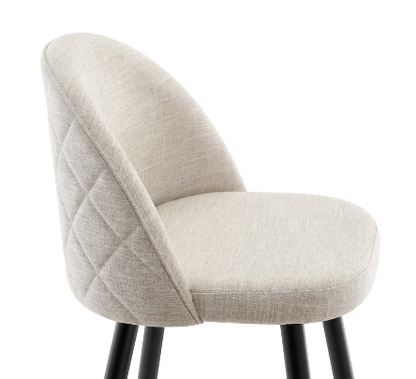 Corine Fabric Bar Stools - Set of 2