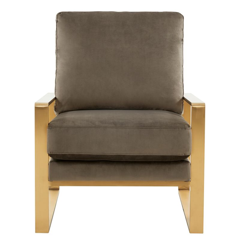 Emil Velvet Accent Armchair