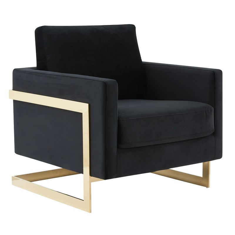 Elton Velvet Accent Armchair