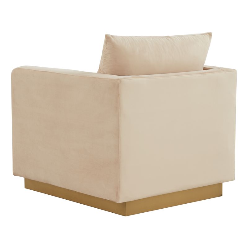 Elvira Velvet Accent Armchair