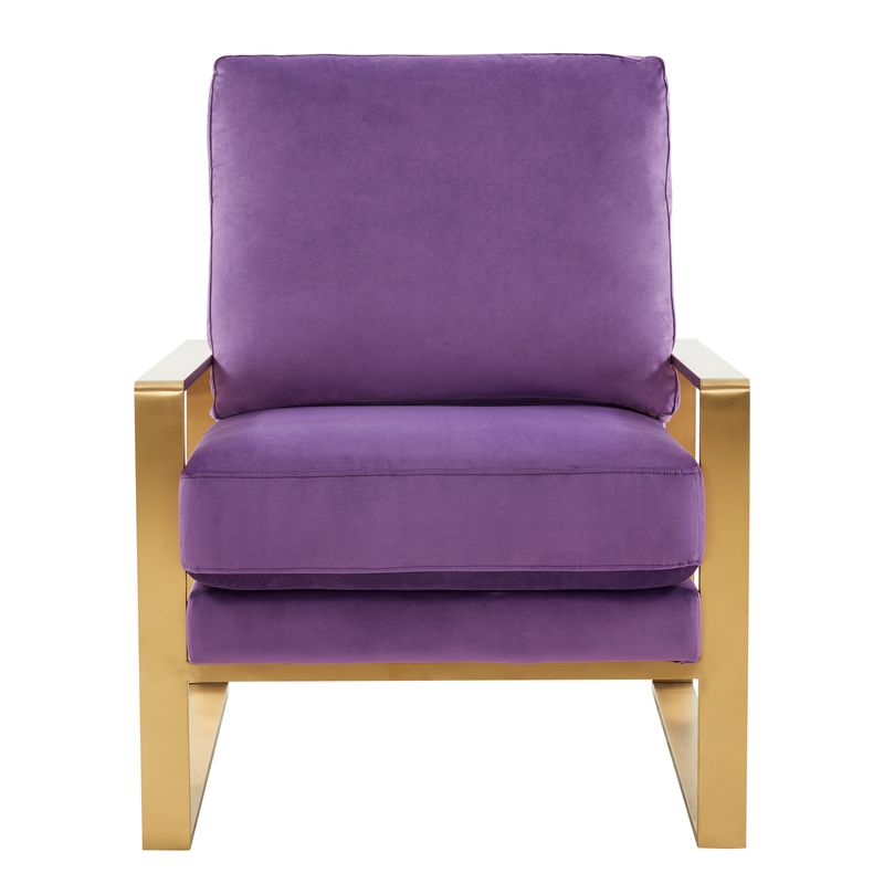 Emil Velvet Accent Armchair