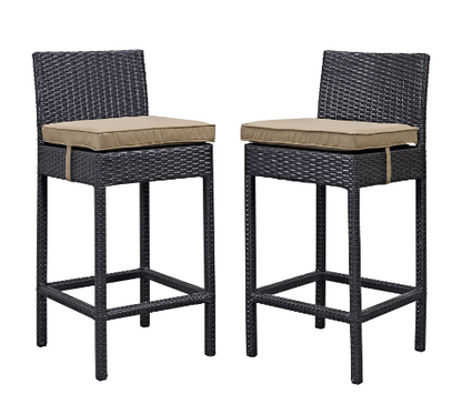 Ruta Bar Stool Outdoor Patio Set of 2