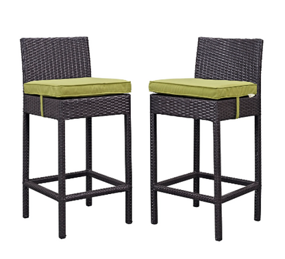 Ruta Bar Stool Outdoor Patio Set of 2