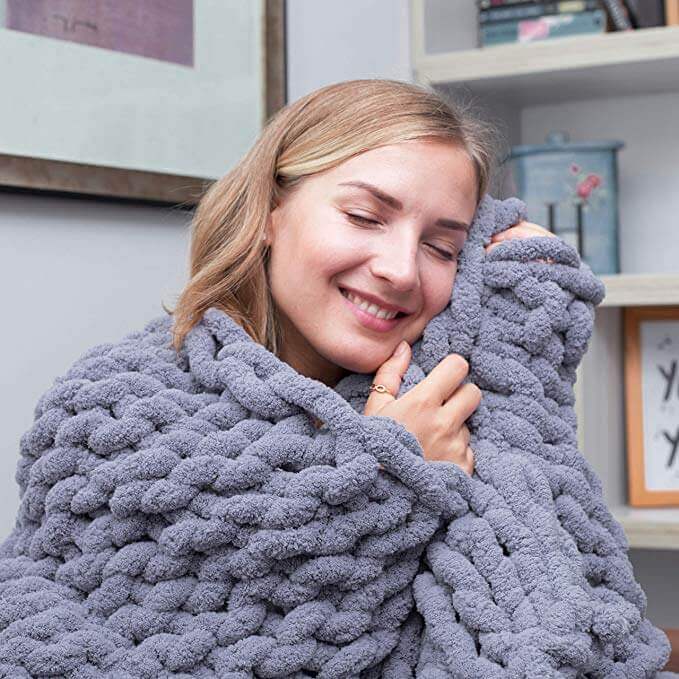 Chunky Knit Blanket