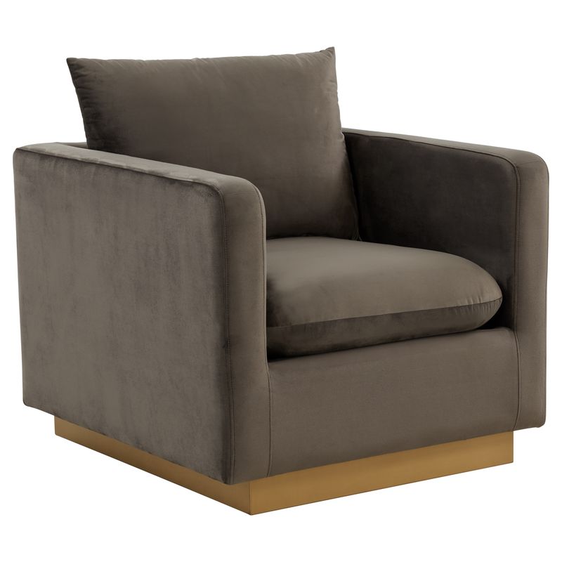 Elvira Velvet Accent Armchair