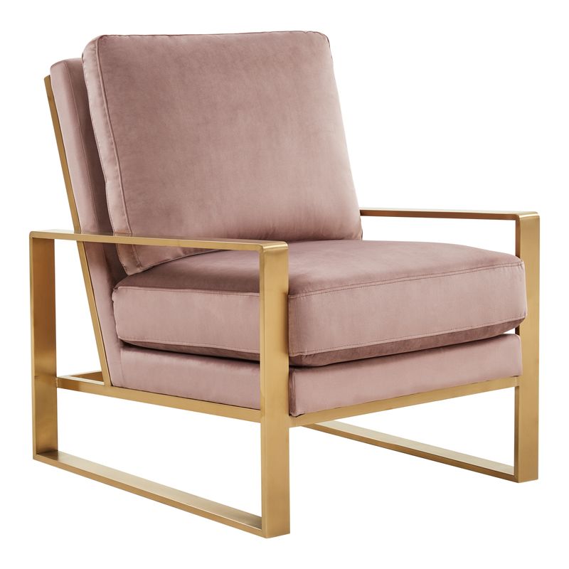 Emil Velvet Accent Armchair