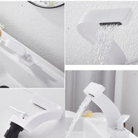 Modern Bathroom Sink Faucet with Hot and Cold Water Features