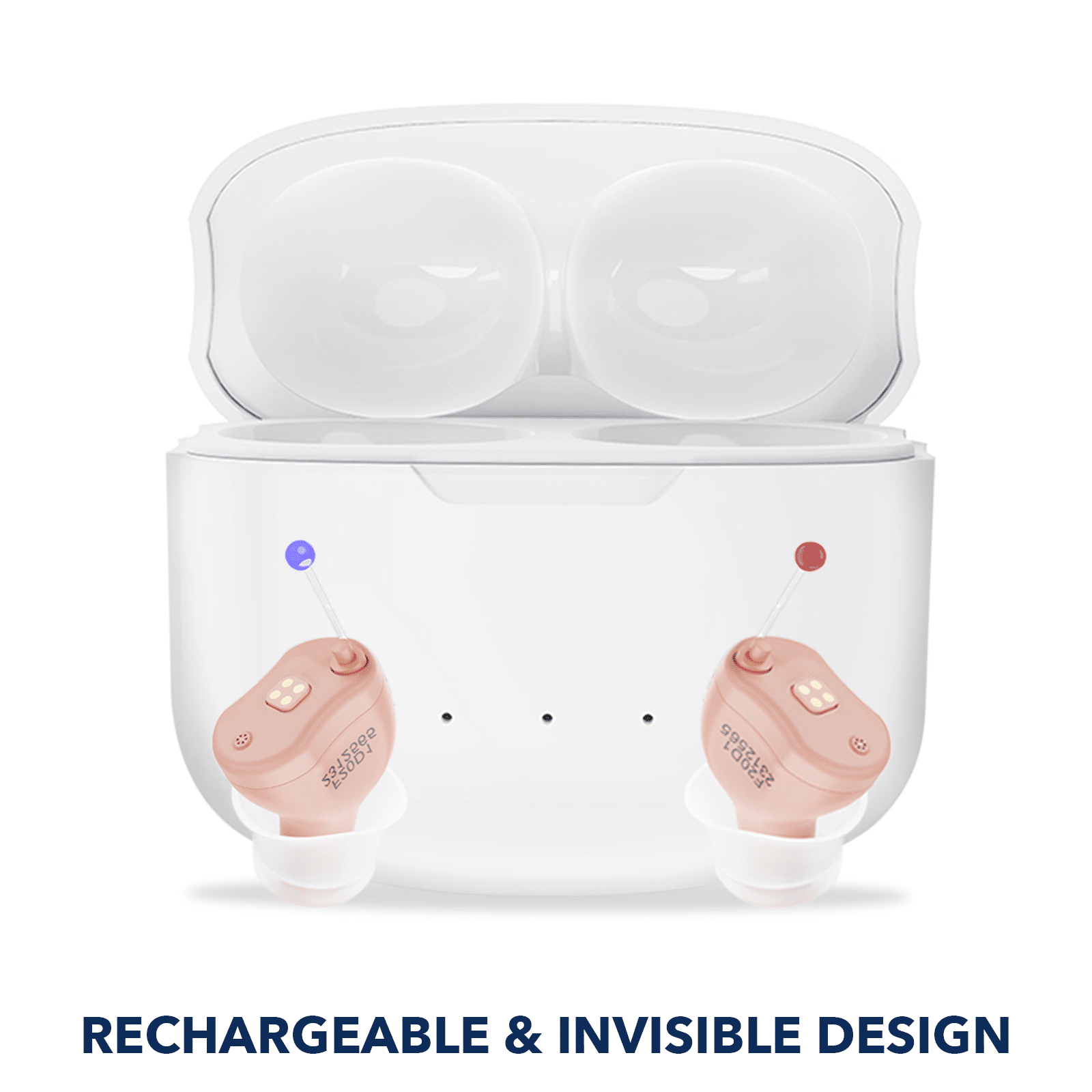 Mini OTC Rechargeable Invisible Hearing Aid - 16 Channels