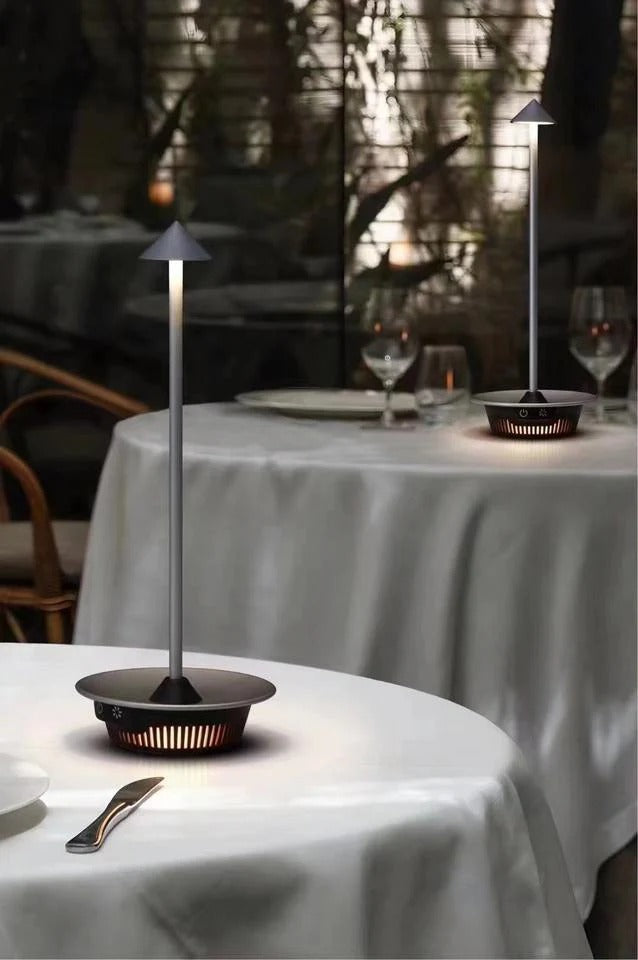 Cordless Mushroom Arrow Head Table Lamp