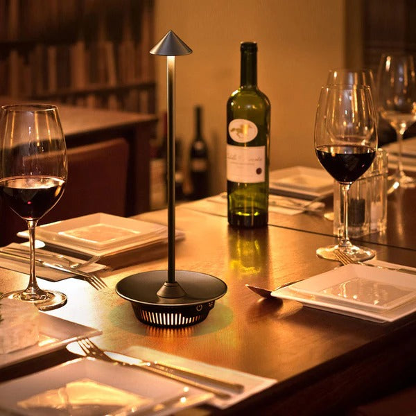 Cordless Mushroom Arrow Head Table Lamp