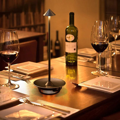 Cordless Mushroom Arrow Head Table Lamp