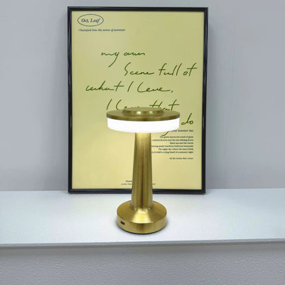 Retro Metal Dumbbell Cordless Table Lamp