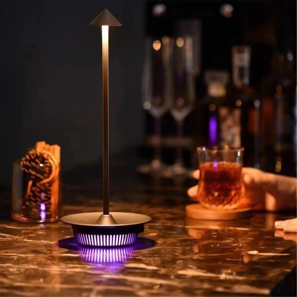 Cordless Mushroom Arrow Head Table Lamp