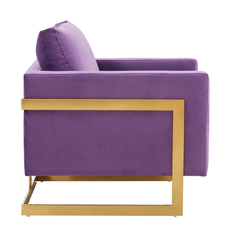 Elton Velvet Accent Armchair