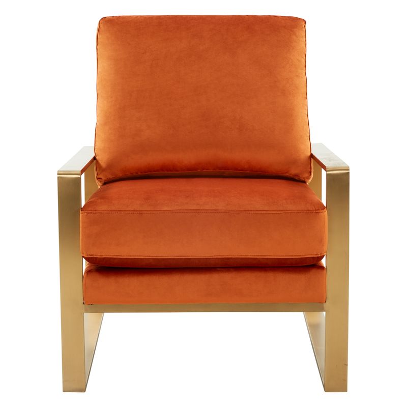 Emil Velvet Accent Armchair