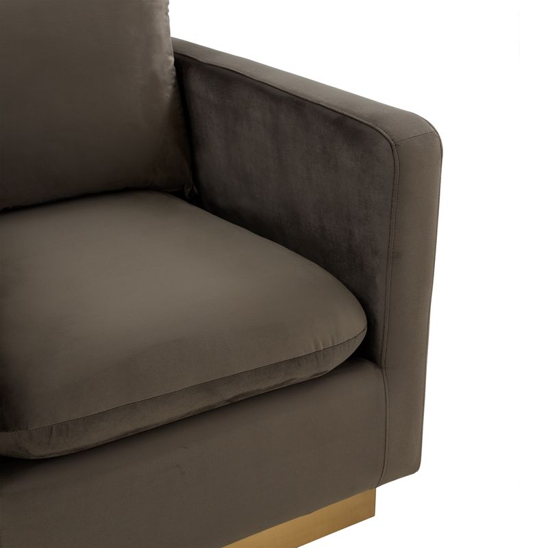 Elvira Velvet Accent Armchair