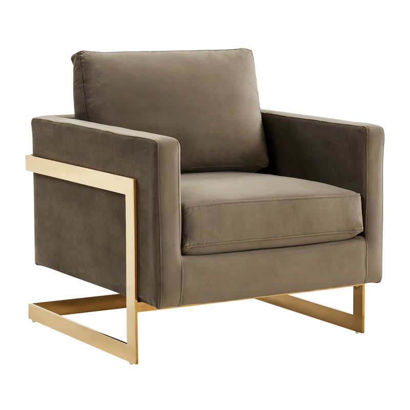 Elton Velvet Accent Armchair