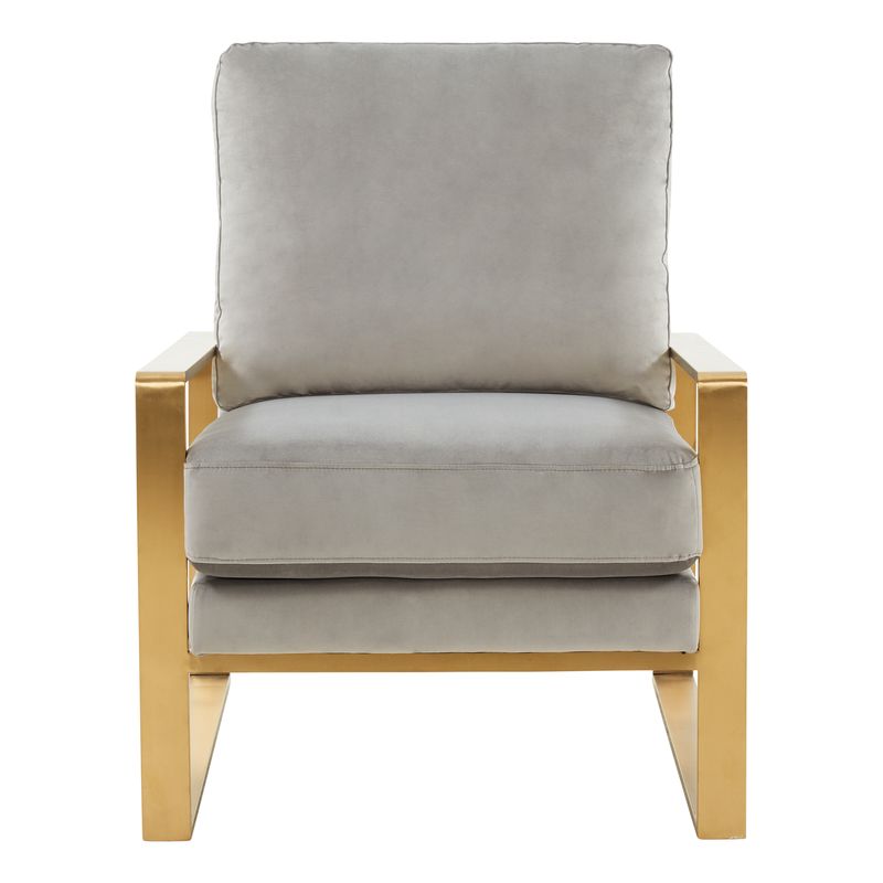 Emil Velvet Accent Armchair