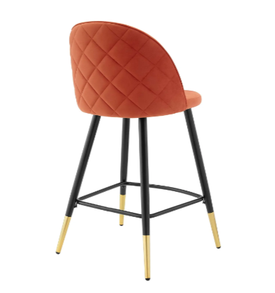 Corine Performance Velvet Counter Stools - Set of 2