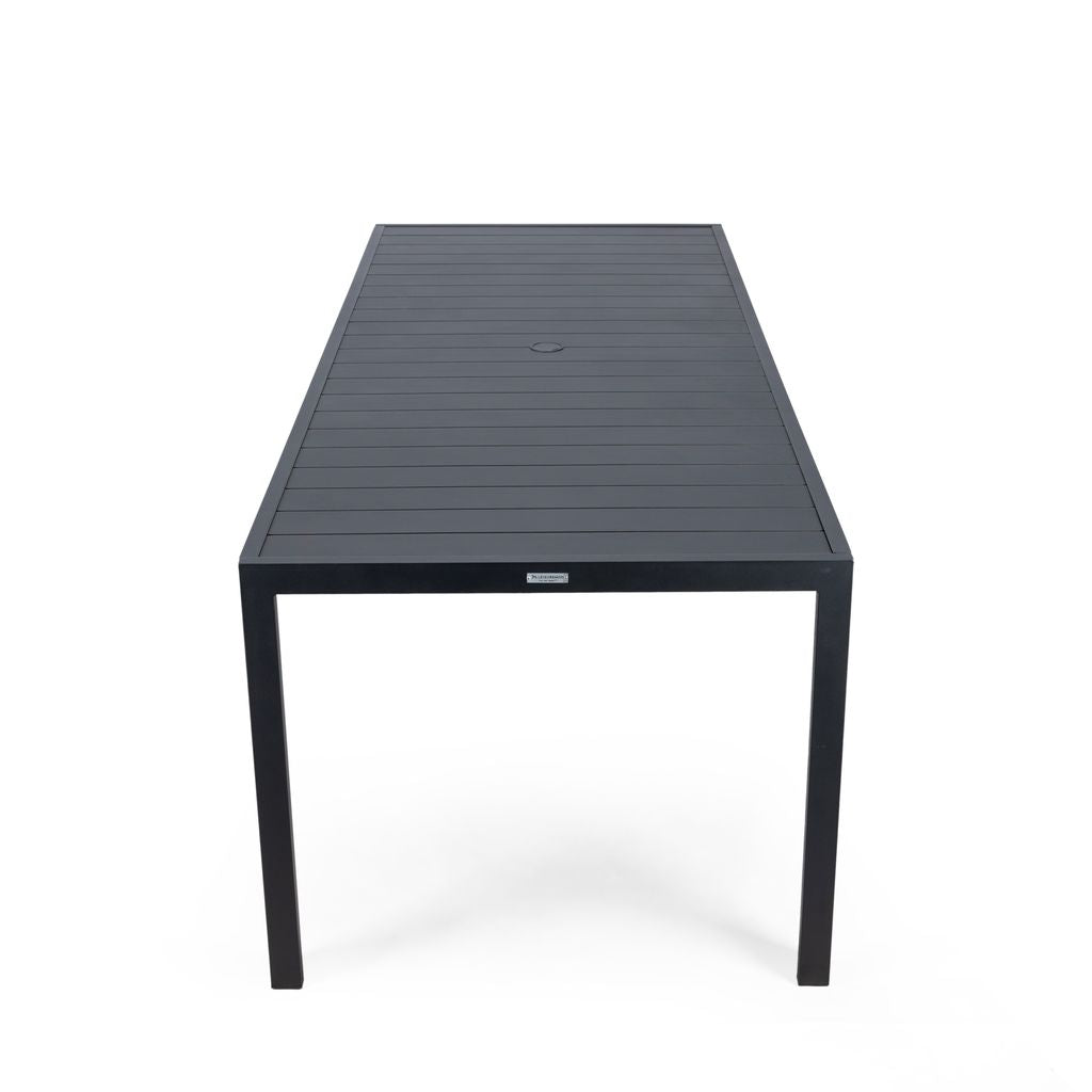 Agnes Aluminum Outdoor 87" Dining Table