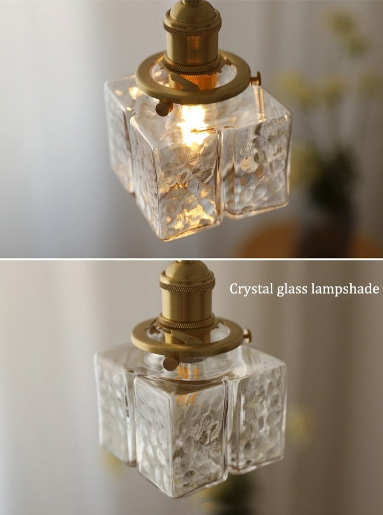 Frosted Vintage Glass Pendant Lights