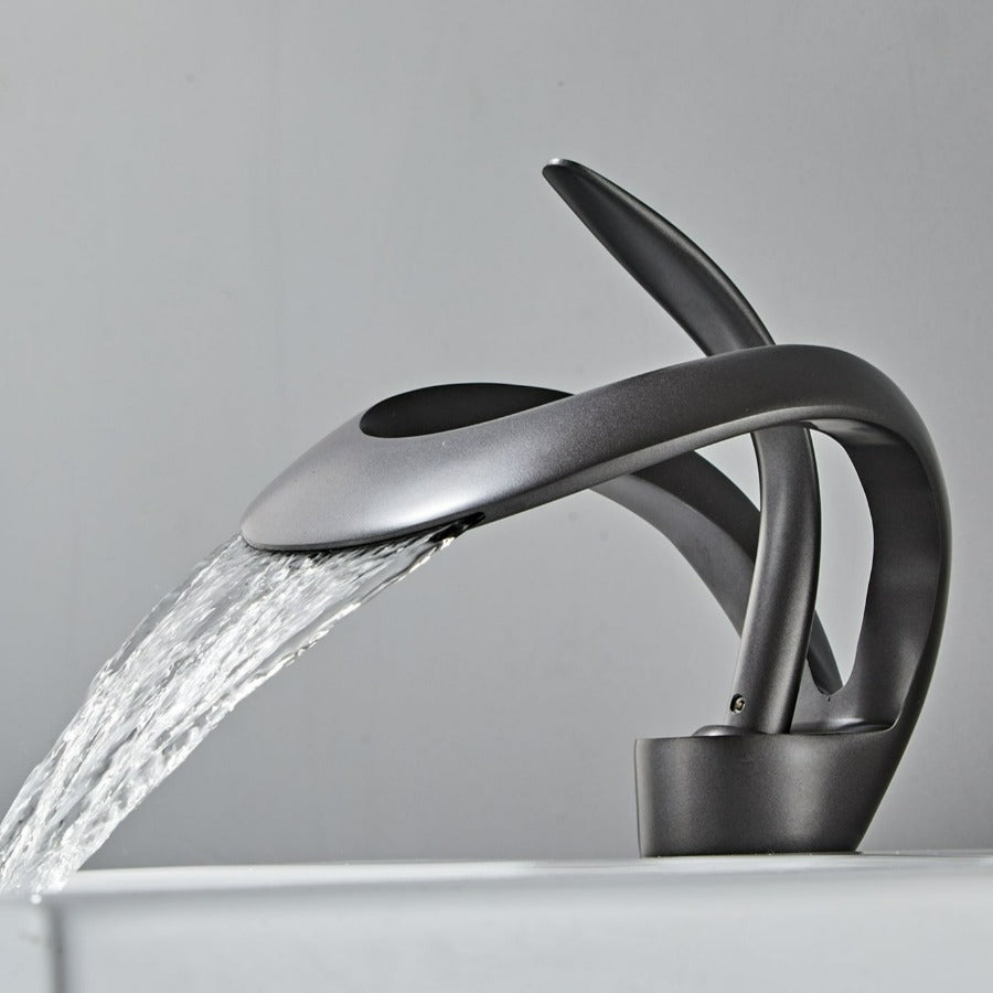Modern Curved Bathroom Faucet