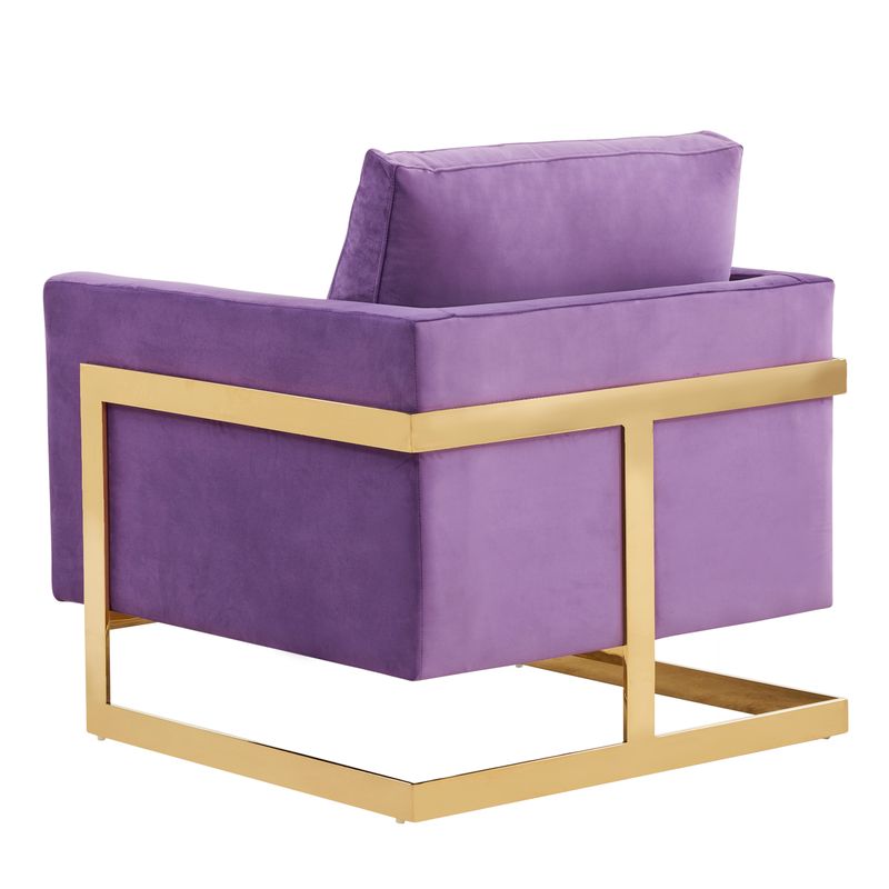 Elton Velvet Accent Armchair